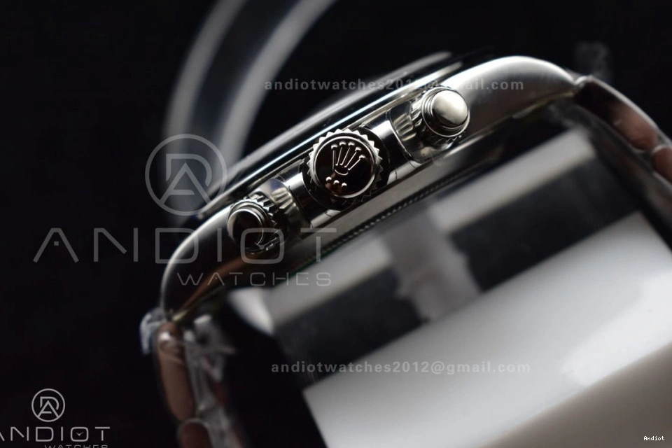 Daytona Dial Edition Clean SS Black 116520 SA4130 904L V2 and Bracelet Case 1:1 Best 0417